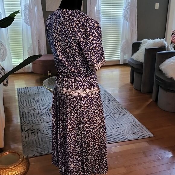 Vintage Maggy London two piece suit sz 4 - Picture 6 of 7